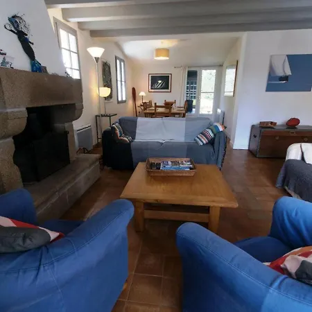 Maison Charme 3 Chambres, Grand Jardin Paysage, Proche Le Palais, Ideale Famille - Fr-1-418-15 *